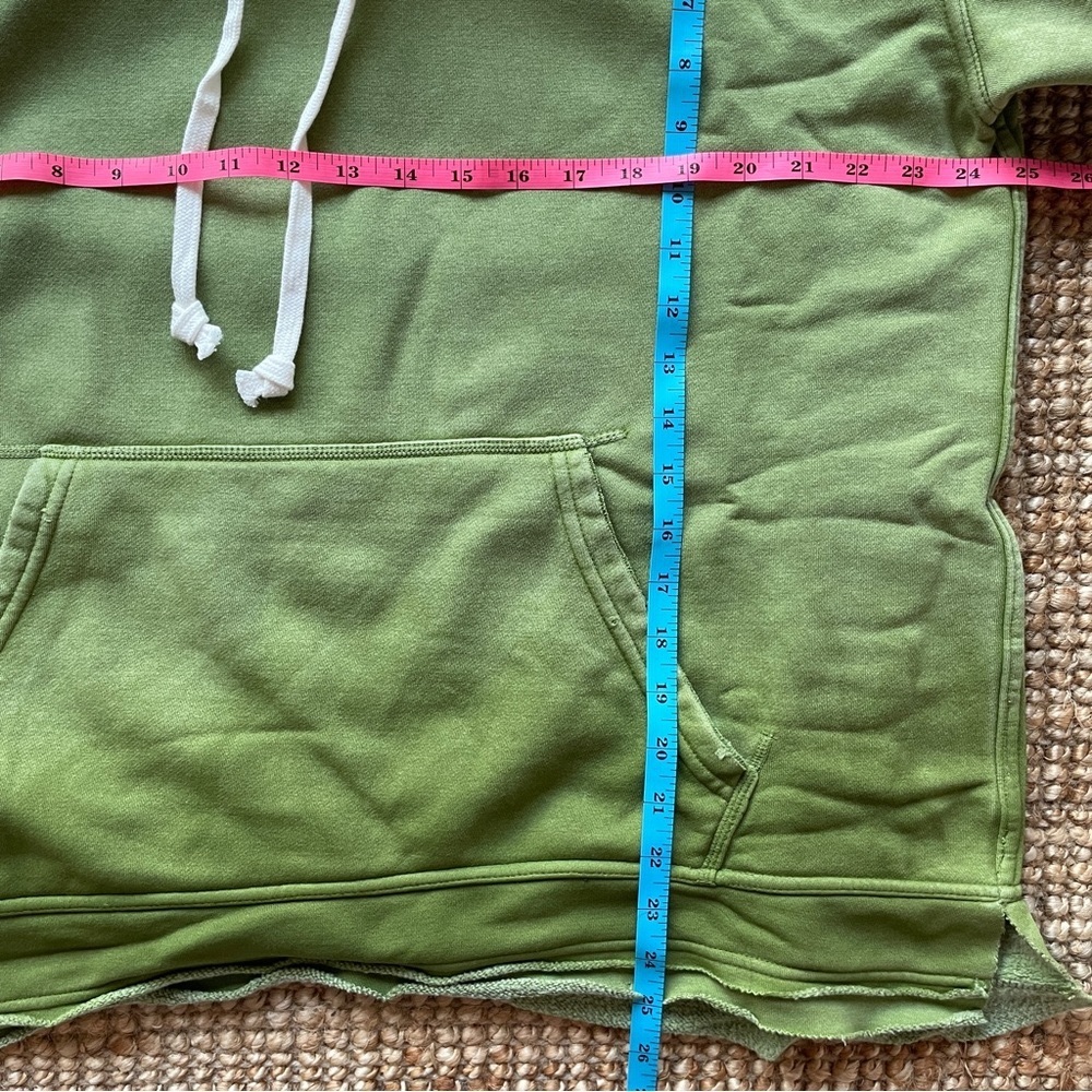NEW Free People We The Free Zuma Hooded Sweatshirt In Sea Serpent Green - Picture 10 of 13